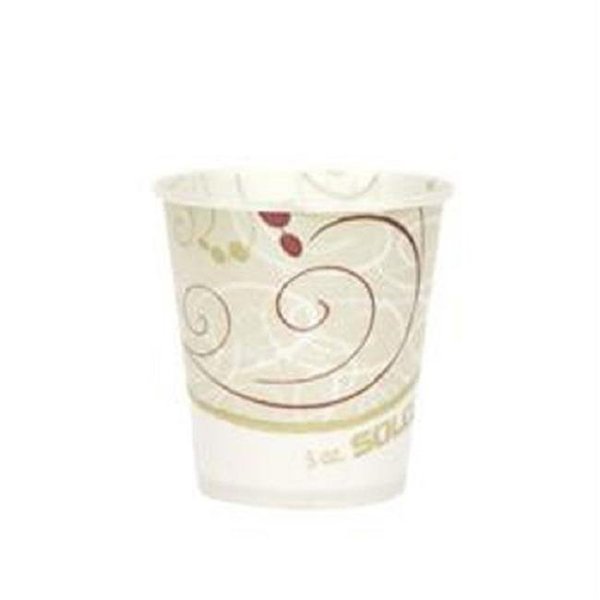 Solo Solo Cup R53-J8000 CPC 5 oz Waxed Paper Cold Cup; Symphony - Case of 3000 R53-J8000  CPC